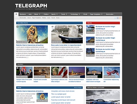 Telegraph v1.2.8 – Wpzoom For WordPress