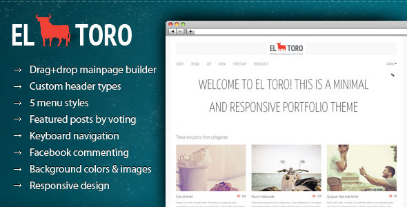 El Toro Themeforest商业WordPress主题[0.1]