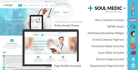 SoulMedic – 响应式 Medical & Health WordPress主题[1.7]