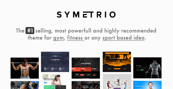 Symetrio – 多用途运动、健生类WordPress主题[汉化版]